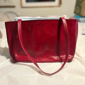 Leather Monsac bag